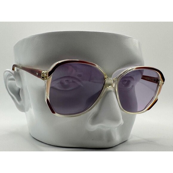 NEW Vintage Eyeglasses | Non RX | Nana Style | Violet Lens | 1980s-1990s | #784 - Picture 1 of 10